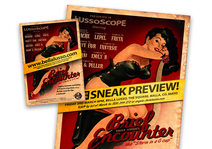 Bella Lusso Poster and Flyer Design Balla