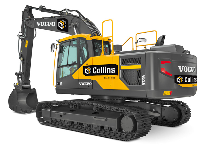 Collins Plant Hire vehicle graphics
