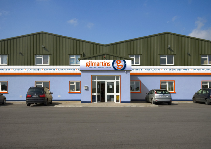 Gilmartins signage and colour scheme design