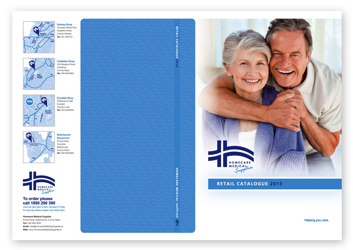 Homecare Medical Supplies Catalogue Design Ballyhaunis