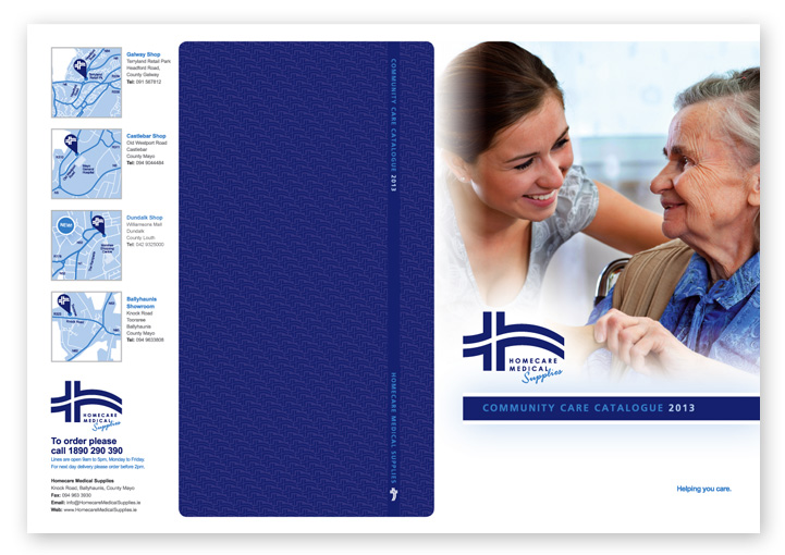 Homecare Medical Supplies Catalogue Design Ballyhaunis