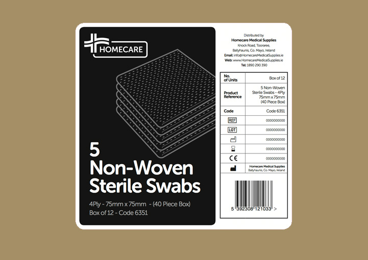 Homecare Medical Supplies Carton Design Ballyhaunis