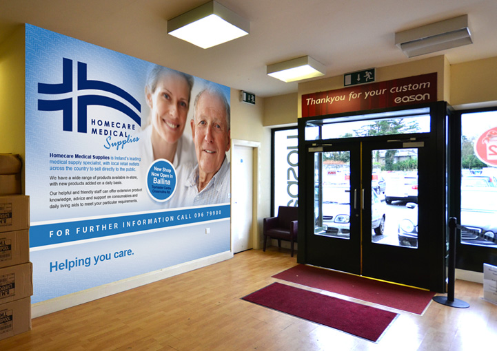 Homecare Medical Supplies Point Of Sale Display Design Ballyhaunis