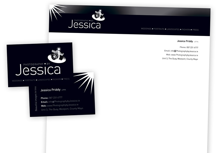Photography By Jessica Stationery Design Westport