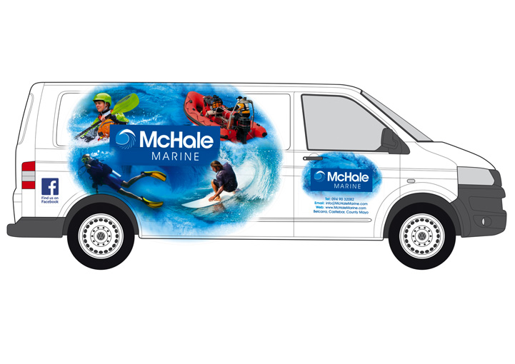 McHale Marine vehicle graphics design