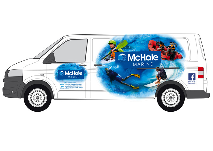 McHale Marine fleet graphics design