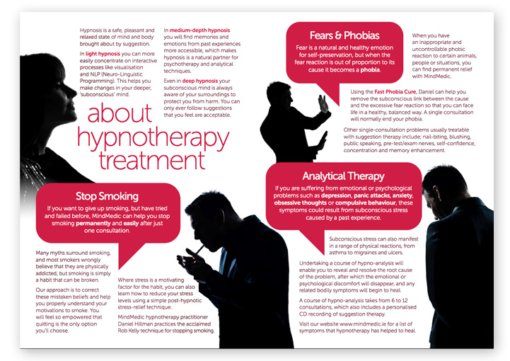 MindMedic brochure inside design