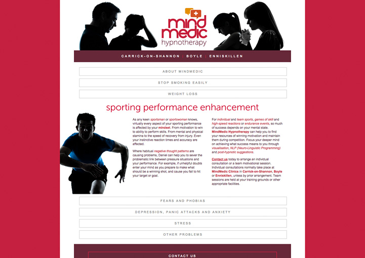 MindMedic brochure web site design 3