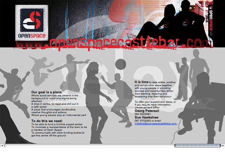 OpenSpace Project Castlebar web site design 4
