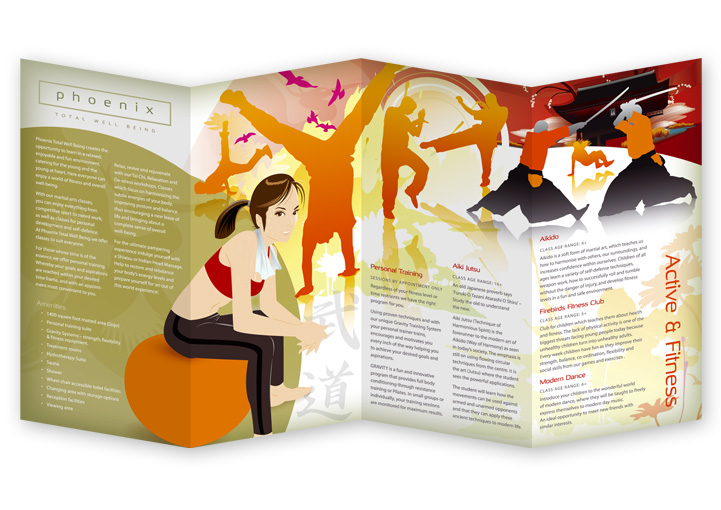 Phoenix Total Well-Being dl leaflet design