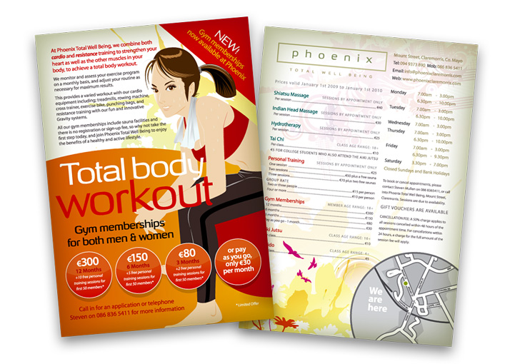 Phoenix Total Well-Being flyer design