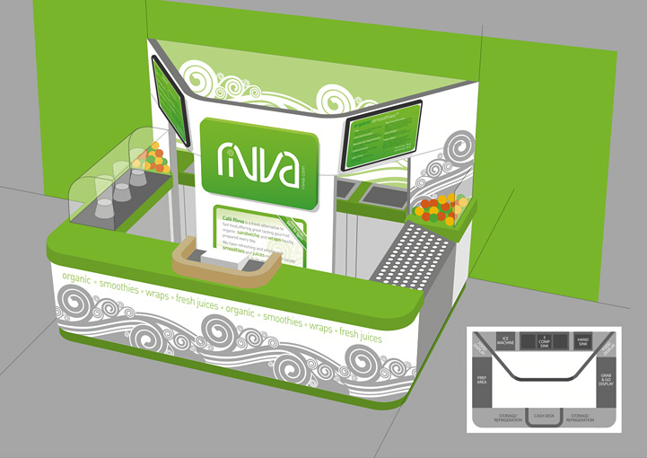 Cafe Rivva Concept Design Los Angeles