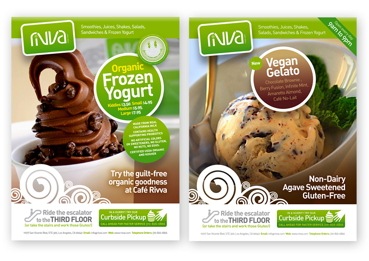 Cafe Rivva Poster Design Los Angeles