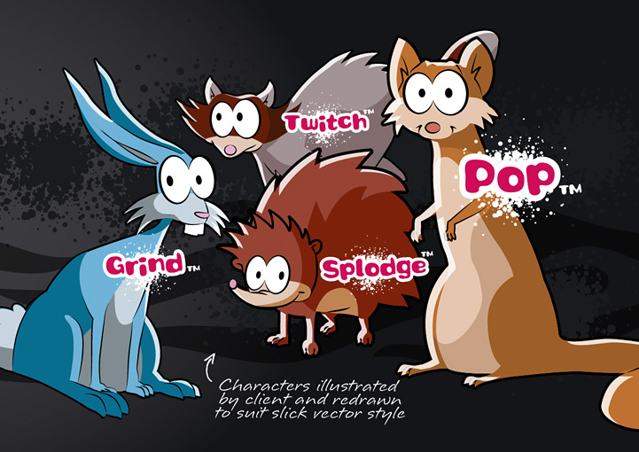 Roadkill Toys character development design