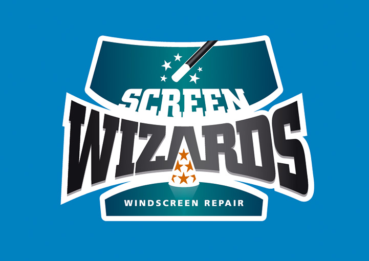 Screen Wizards logo design
