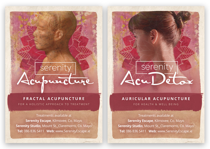 Serenity Escape mailshot design