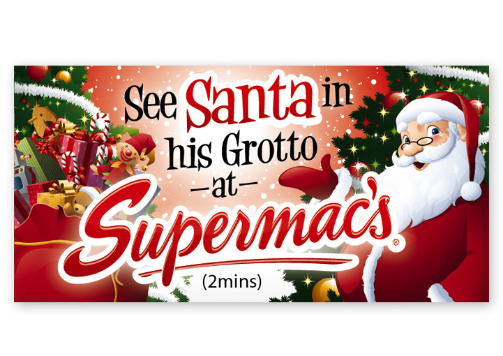 Supermacs Ballinrobe sign design